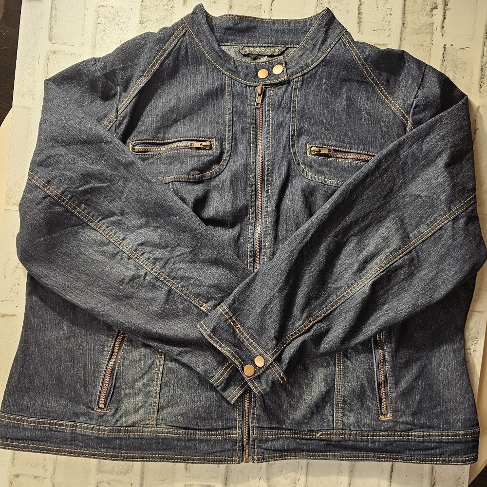LANE BRYANT Jean Jacket